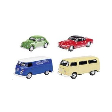 Miniature Volkswagen, Coffret cadeau 4 voitures Miniature Volkswagen, Coffret cadeau 4 voitures