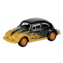 Miniature Volkswagen Coccinelle Noire / Flammes