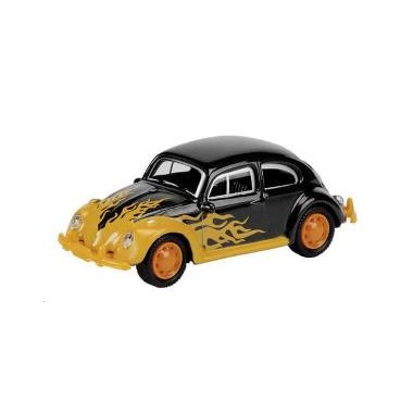 Miniature Volkswagen Coccinelle Noire / Flammes Miniature Volkswagen Coccinelle Noire / Flammes
