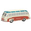 Miniature Setra S6 Bus rouge/blanc