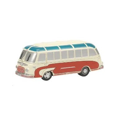 Miniature Setra S6 Bus rouge/blanc Miniature Setra S6 Bus rouge/blanc