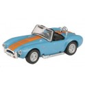 Miniature Shelby AC Cobra bleue/bandes orange