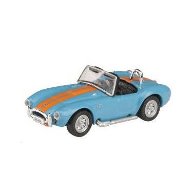 Miniature Shelby AC Cobra bleue/bandes orange Miniature Shelby AC Cobra bleue/bandes orange