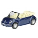 Miniature Volkswagen Beetle cabriolet bleue