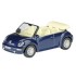 Miniature Volkswagen Beetle cabriolet bleue