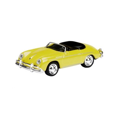 Miniature Porsche 356A Speedster jaune