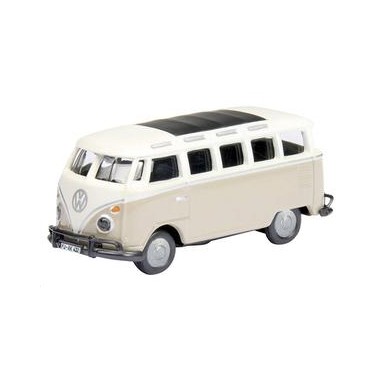 Miniature Volkswagen T1 Samba beige/blanc