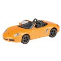 Miniature Porsche Boxster jaune orange
