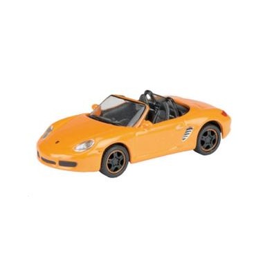 Miniature Porsche Boxster jaune orange