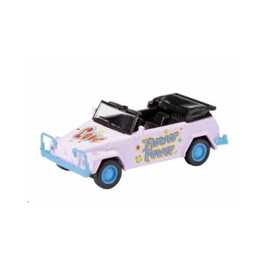 Miniature Volkswagen Typ 181 Kubelwagen Flower Power