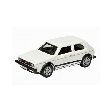 Miniature VW Golf I GTI  blanche