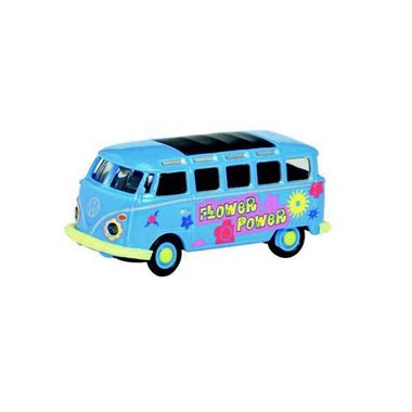 Miniature Volkswagen T1 Samba Flower Power