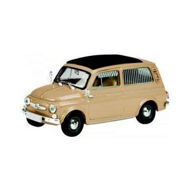Miniature Fiat 500 Combi Blanche