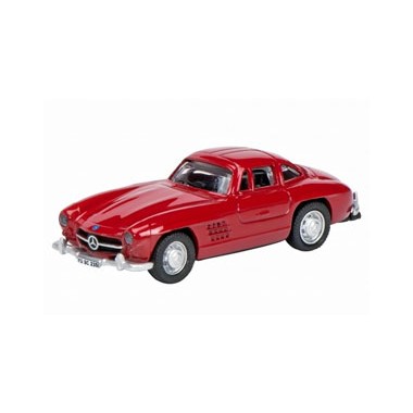 Miniature Mercedes-Benz 300SL Coupe Rouge 