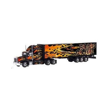 Miniature Peterbilt 377 Roads on Fire Miniature Peterbilt 377 Roads on Fire