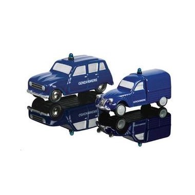 Miniature Coffret cadeau 4L + 2CV Gendarmerie