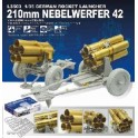 Maquette Lance-roquettes allemand 210mm Nebelwerfer 1942