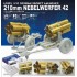 Maquette Lance-roquettes allemand 210mm Nebelwerfer 1942
