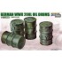 German WWII 200L Oil Drums