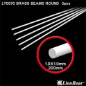 Plastic Beams 1 mm Round