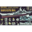 Kit d'amélioration WWII US Navy Battleship BB-63 Missouri pour Tamiya