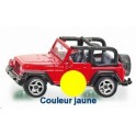 Miniature Jeep Wrangler jaune