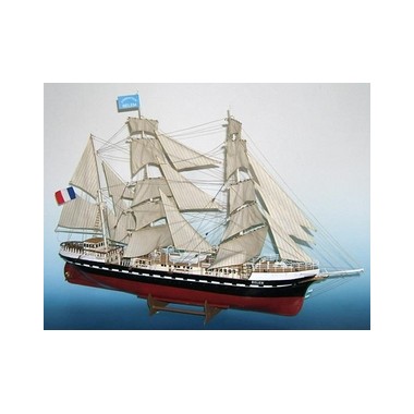 Maquette Le Belem, trois mats barque 1896
