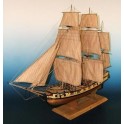 Maquette Le Tonnant, corsaire français 1793