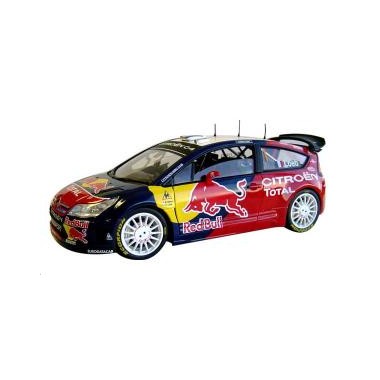Miniature Citroen C4 WRC Loeb 1 Red Bull 2008 Miniature Citroen C4 WRC Loeb 1 Red Bull 2008