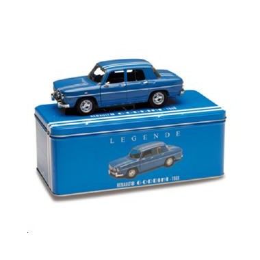 Miniature Renault 8 Gordini Bleue 1969 Boite cadeau métal Miniature Renault 8 Gordini Bleue 1969 Boite cadeau métal