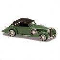 Miniature Delage D8 120 Cabriolet Vert 1939