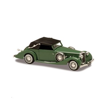 Miniature Delage D8 120 Cabriolet Vert 1939