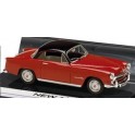 Miniature Simca Coupé de ville Bordeaux/Noir 1956