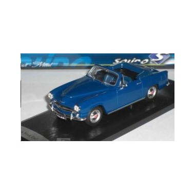 Miniature Simca Coupé sport cabriolet bleue 1956