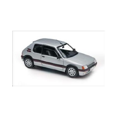 Miniature Peugeot 205 GTI Gris clair 1990 Miniature Peugeot 205 GTI Gris clair 1990