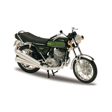 Miniature Kawasaki 750 H2 noir/vert 1972