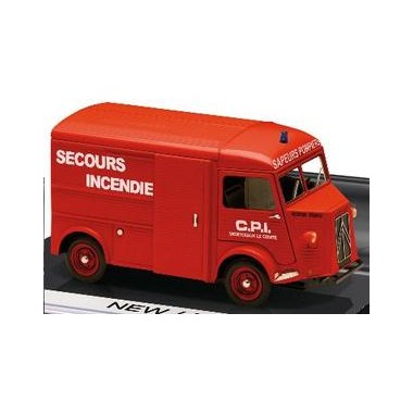 Miniature Citroen HY Pompiers Montceau le Comte