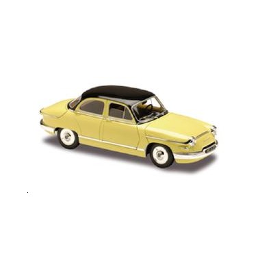 Miniature Panhard PL17 jaune 1960 Miniature Panhard PL17 jaune 1960