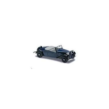 Miniature Citroen Traction 11 Cabriolet Bleu foncé 1938 Miniature Citroen Traction 11 Cabriolet Bleu foncé 1938