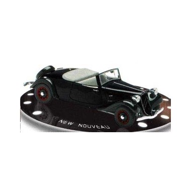 Miniature Citroen Traction 11 Cabriolet noir 1938