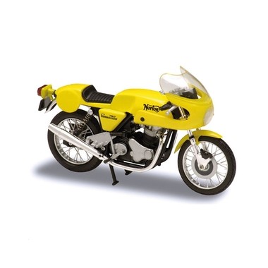 Miniature Norton Commando Racer jaune
