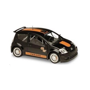 Miniature Citroen C2 Tuning noire/orange