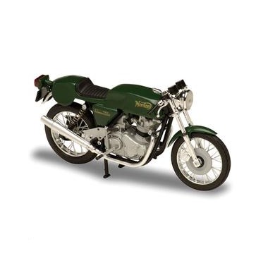 Miniature Norton Commando Cafe Racer verte