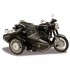 Miniature BMW R90-6 + Side-car noire