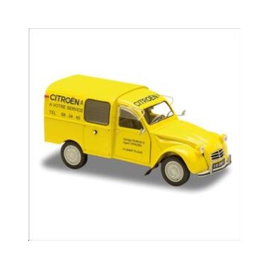 Miniature Citroen 2CV Camionnette Citroen Service 1969