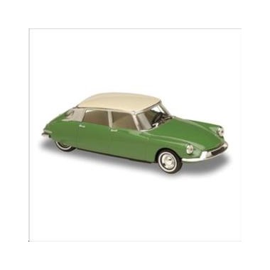 Miniature Citroen DS19 Verte 1956
