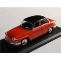Miniature Panhard PL17 Orange toit noir 1961