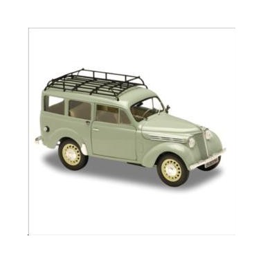 Miniature Renault Juva 4 Break gris vert 1952 Miniature Renault Juva 4 Break gris vert 1952
