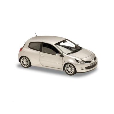 Miniature Renault Clio RS Grise 2006 - francis miniatures