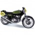 Miniature Kawasaki 750 H2 Racing noire/verte 1972